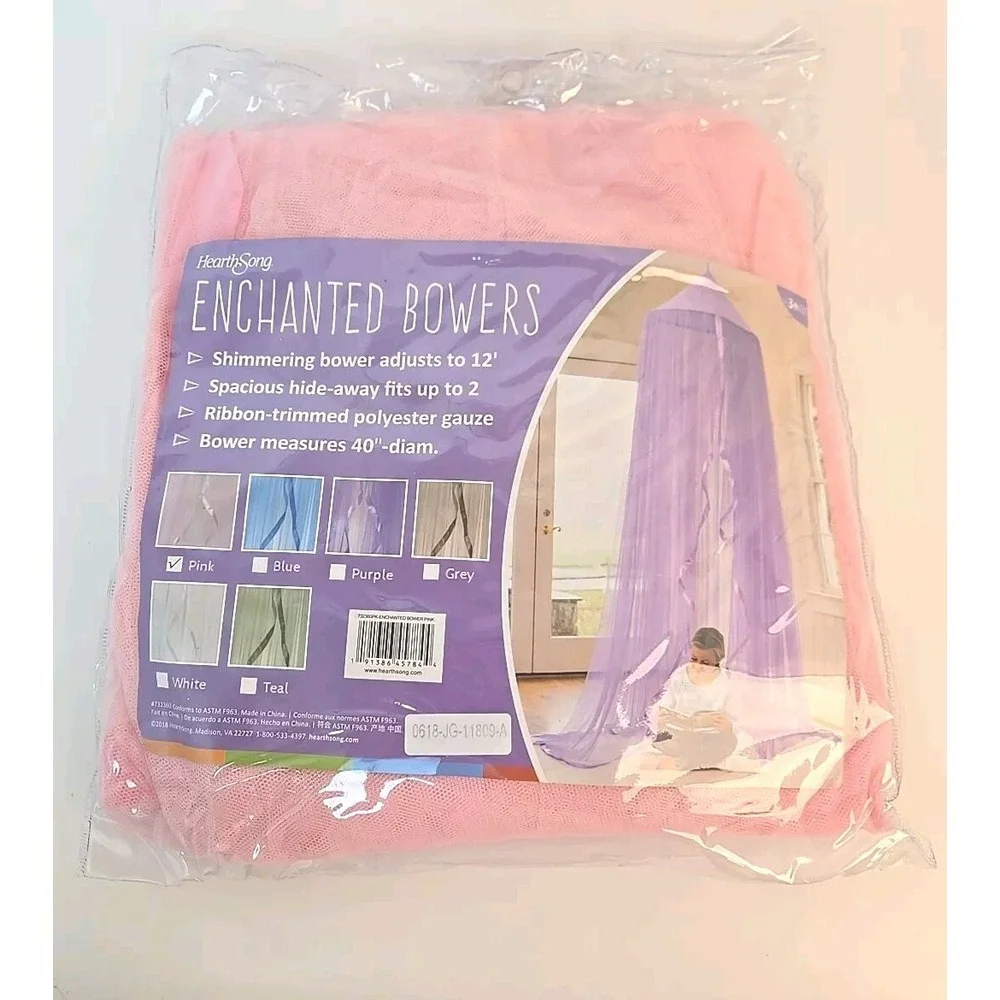 Enchanted soft and dreamy canopied bower - Hearthsong - New - Pink